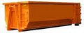 Orange Bins. Mini bins. disposal dumpster rental Vancouver. logo