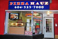 Pizza Burnaby Hauz Vancouver veggie meat lovers ham mozarella cheese salmon logo