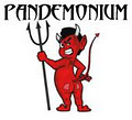 footbagnet.com PANDEMONIUM FOOTBAG logo