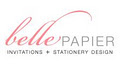 Belle Papier Invitations + Stationery Design logo