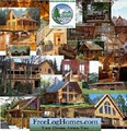 Free Log Homes logo