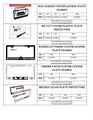 License Plate Frames & Oil change stickers,Printers image 3