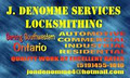 Locksmith J.DENOMME SERVICES logo