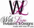 With Love Invitations and Designs logo