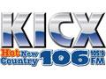 KICX 106 FM logo