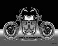 steel and Ice Motorcycle Art image 4