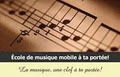 École de musique mobile à ta portée! logo