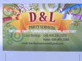 D and L Party Services logo