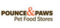 Pounce & Paws Pet Food Stores logo