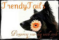 Trendy Tails Dog Grooming logo