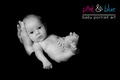 Pink and Blue Baby Photography logo
