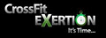 CrossFit Exertion Sport Health and Fitness logo