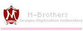 M-Brothers Embroidery logo
