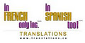 in FRENCH only inc./in SPANISH too! Translations image 2