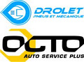 Drolet Pneus Et Mecanique / Octo logo