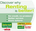 Insta-rent at The Brick logo